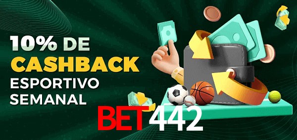 10% de bônus de cashback na bet442