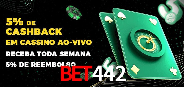 Promoções do cassino ao Vivo bet442